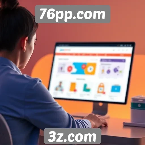 Experiência do usuário no site 76pp.com