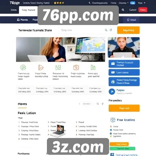 Avaliação da interface de usuário do 76pp.com